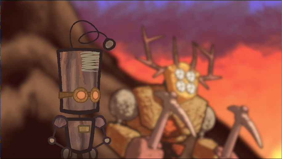 Image from the animation for the Anvil Chorus from Il Trovatore