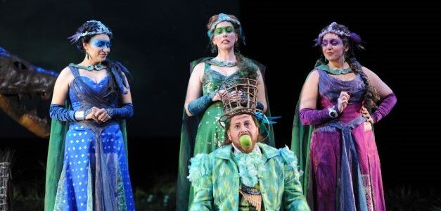 Performers during The Magic Flute 