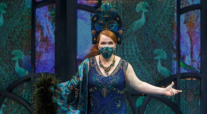 Pittsburgh Opera cast member Maire Therese Carmack during a performance