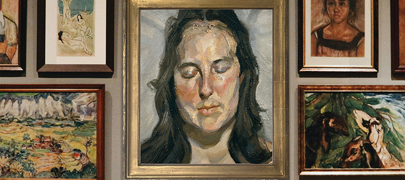 Woman With Eyes Closed
