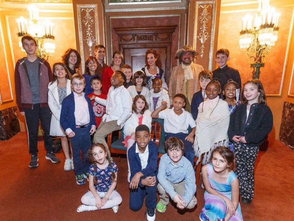 Students at a Pittsburgh Opera Student Matinee