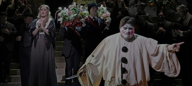 Image showing scenes from Cavalleria Rusticana and Pagliacci
