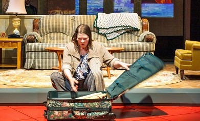 WOMAN WITH EYES CLOSED