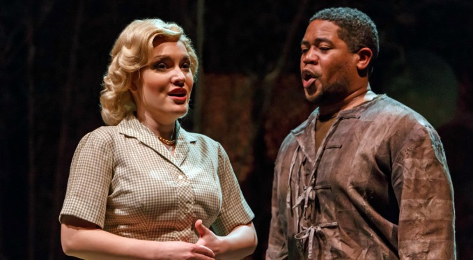 Ashley Fabian as Younger Alyce and Terrence Chin-Loy as Younger Thompson.