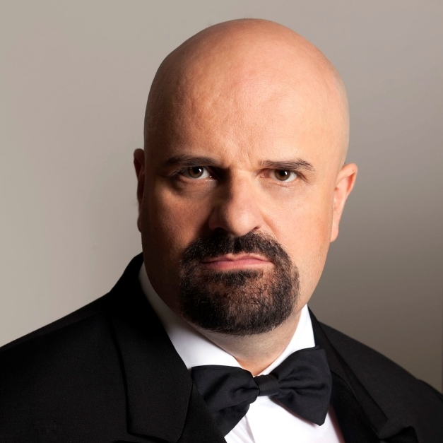 Sebastian Catana, portrait; Rigoletto in Pittsburgh Opera's Rigoletto, 2026