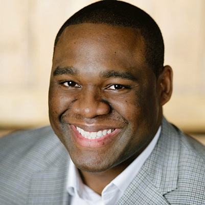 Michael Sumuel, portrait; Figaro in Pittsburgh Opera's The Marriage of Figaro, 2022