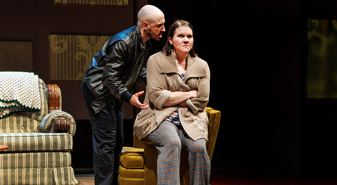Woman With Eyes Closed production photo