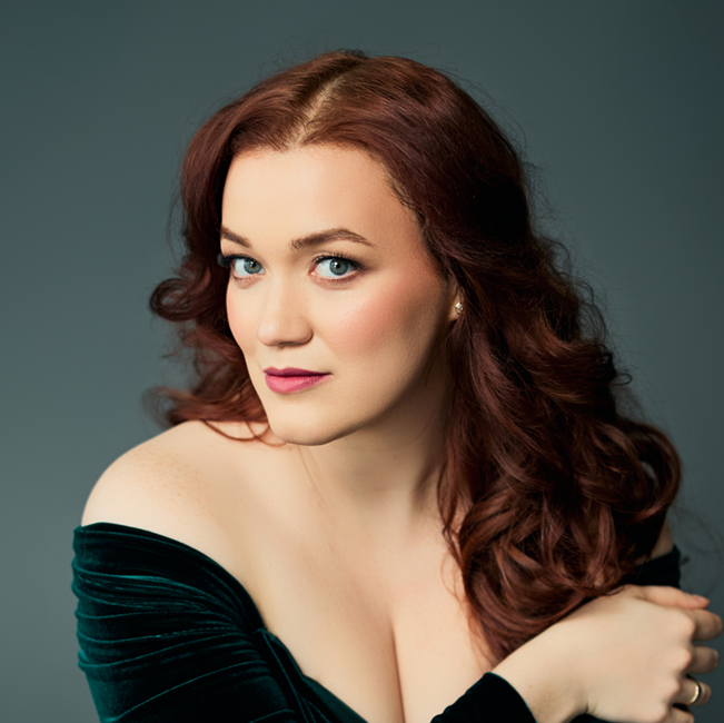 Maire Therese Carmack, portrait; Maddalena in Pittsburgh Opera's Rigoletto, 2026