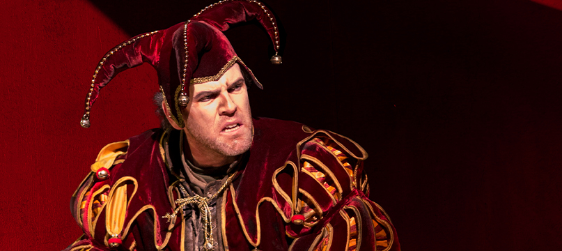 promotional artwork for Pittsburgh Opera's production of Rigoletto