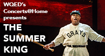 WQED's Concerts@Home presents The Summer King; Josh Gibson swings a bat in a Grays uniform