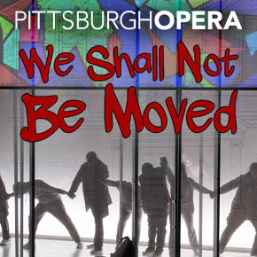 Promotional image for the opera We Shall Not Be Moved