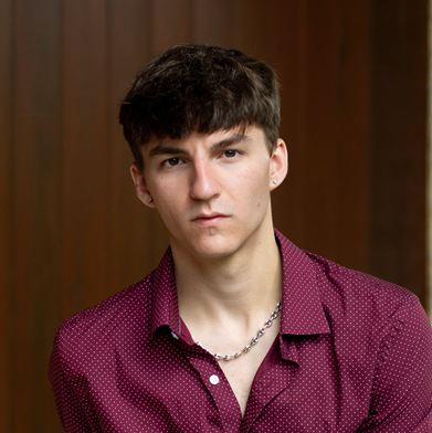 Sam Higgins, portrait; Arsace in Pittsburgh Opera's Partenope